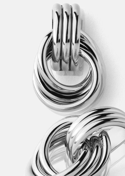 Boucle d'oreille Unity Loop - Plaquée argent
