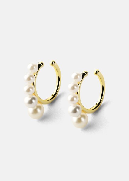 Boucle d’oreille Perlina - Plaqué Or 18k