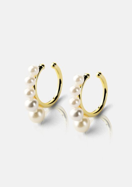 Boucle d’oreille Perlina - Plaqué Or 18k
