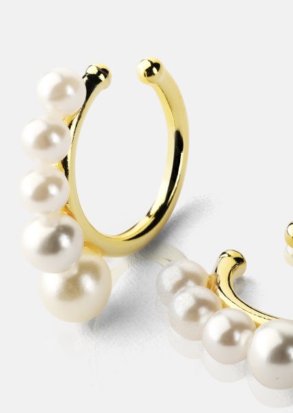 Boucle d’oreille Perlina - Plaqué Or 18k
