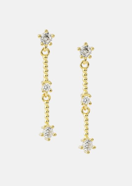 Boucles d’oreilles Luna strip - 18k Plaquées or