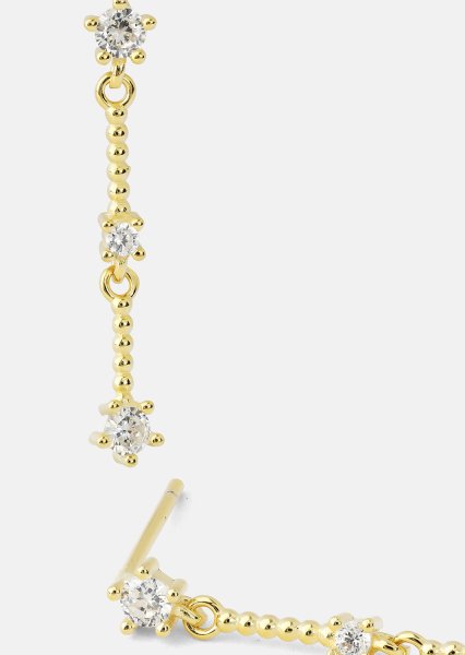 Boucles d’oreilles Luna strip - 18k Plaquées or