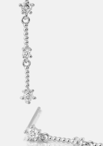 Boucles d’oreilles Luna strip - Plaquées argent