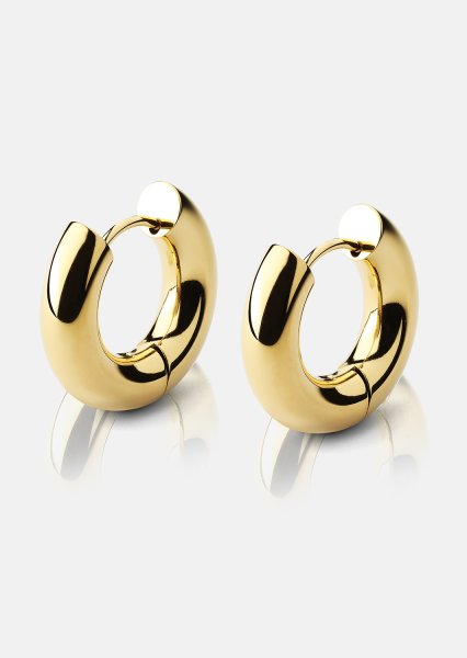 Boucles d’oreilles Bold Glow – 18k Plaquées or