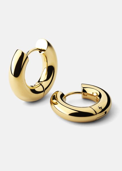 Boucles d’oreilles Bold Glow – 18k Plaquées or