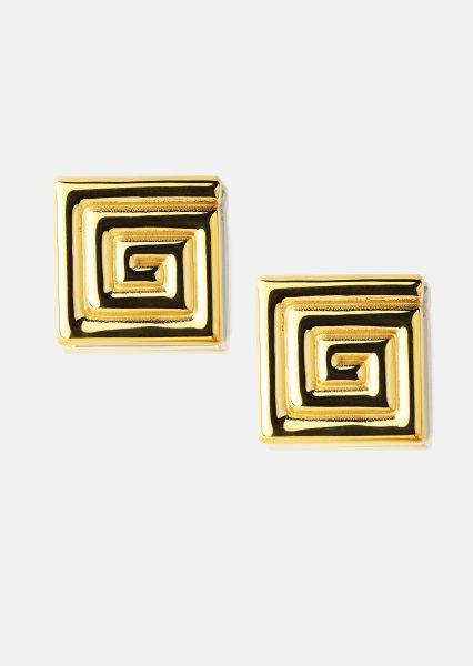 Boucle d’oreille Geometric Glow - 18k Plaquée or