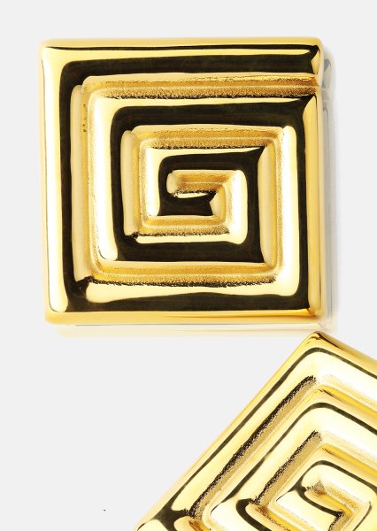 Boucle d’oreille Geometric Glow - 18k Plaquée or