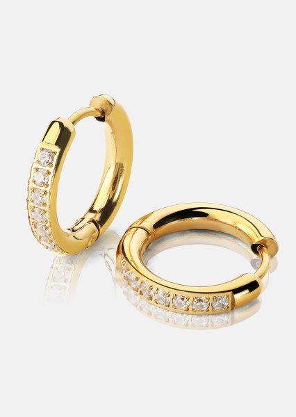 Boucles d’oreilles Golden Spark – 18k Plaquées or