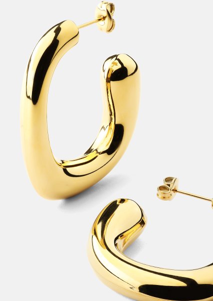 Boucle d’oreille Elegant Curve - 18k Plaquée or