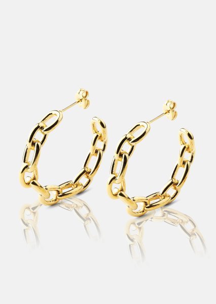 Boucle d’oreille Chain Bold - 18k Plaquée or