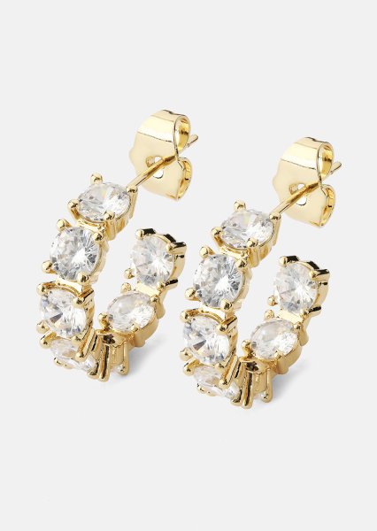 Vela Boucle d'oreille - 18k Gold Plated
