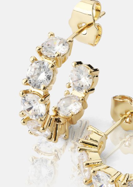Vela Boucle d'oreille - 18k Gold Plated