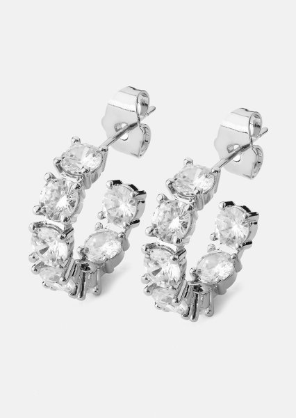 Vela Boucle d'oreille - Plaquée argent