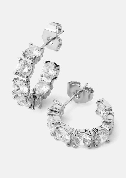 Vela Boucle d'oreille - Plaquée argent