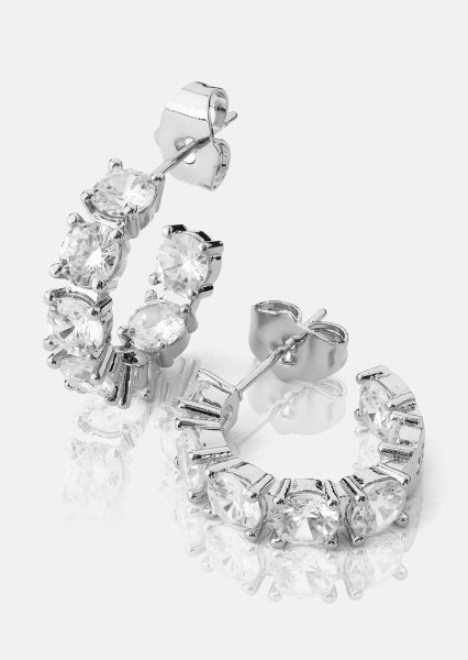 Vela Boucle d'oreille - Plaquée argent