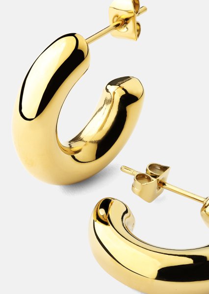 Boucles d’oreilles Breeze – 18k Plaquées or
