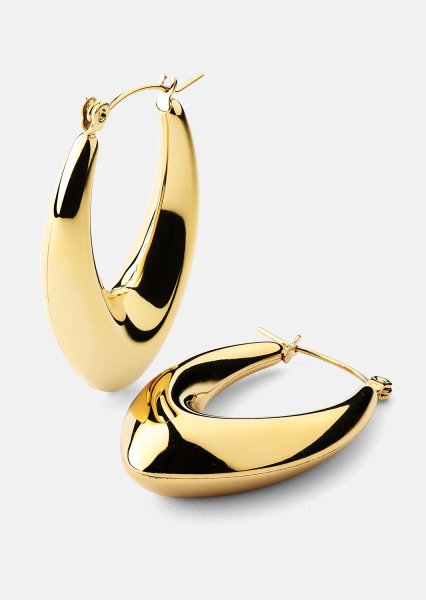 Boucles d’oreilles Sway – 18k Plaquées or