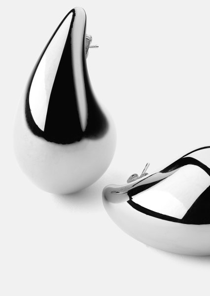 Boucle d’oreille Liquid Glow - Plaquée argent