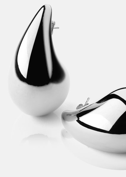 Boucle d’oreille Liquid Glow - Plaquée argent