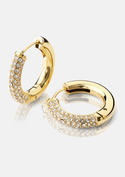 Creolen Boucles d’oreilles – 18k Plaquées or