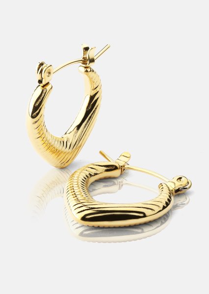Boucles d’oreilles Elegans – 18k Plaquées or