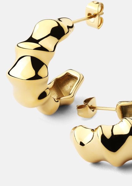 Boucles d’oreilles Gaia – 18k Plaquées or
