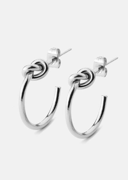 Loop Boucles d’oreilles – Plaquées argent