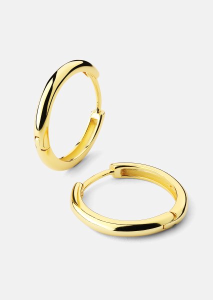 Boucle d’oreille Shine Hoops - 18k Plaquée or