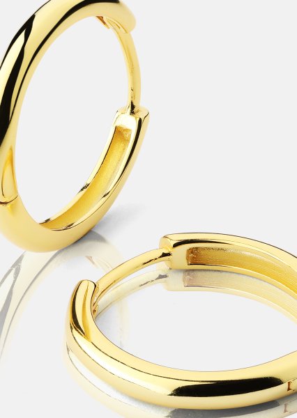 Boucle d’oreille Shine Hoops - 18k Plaquée or