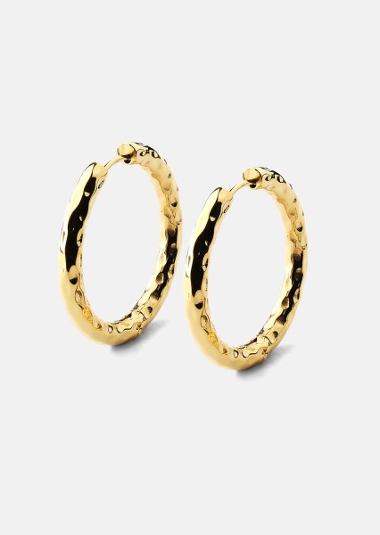 Boucle d’oreille Everyday Hoops - 18k Plaquée or