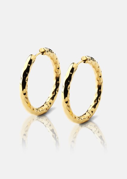 Boucle d’oreille Everyday Hoops - 18k Plaquée or