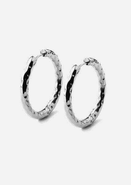 Boucle d’oreille Everyday Hoops - Plaquée argent