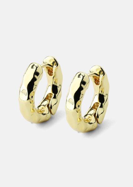 Boucle d’oreille Luxe Ripple Hoops - 18k Plaquée or