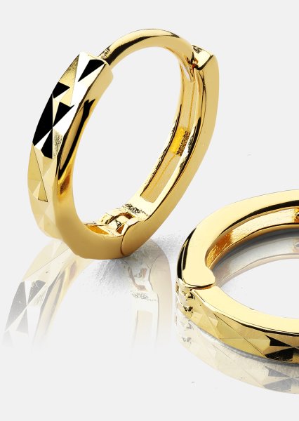 Anni Lu Boucles d’oreilles – 18k Plaquées or