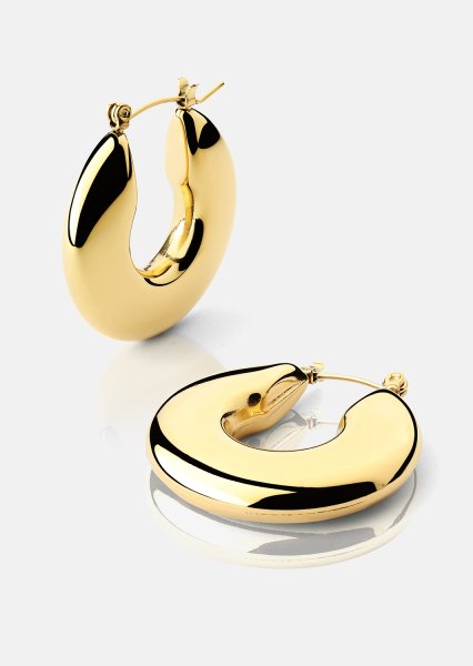 Boucle d’oreille Luna Bold Hoops - 18k Plaquée or