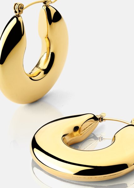Boucle d’oreille Luna Bold Hoops - 18k Plaquée or