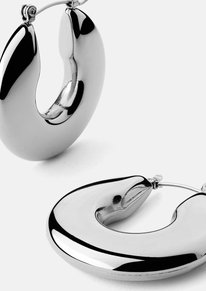Boucle d’oreille Luna Bold Hoops - Plaquée argent