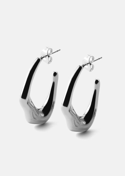 Boucle d’oreille Bold Drops - Plaquée argent