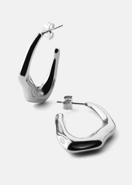 Boucle d’oreille Bold Drops - Plaquée argent