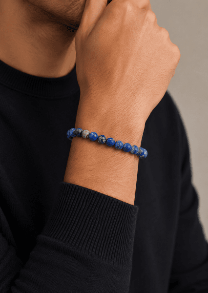 Bracelet perlé Azure Valor