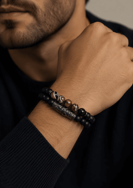 Bracelet perlé Ebon Legacy