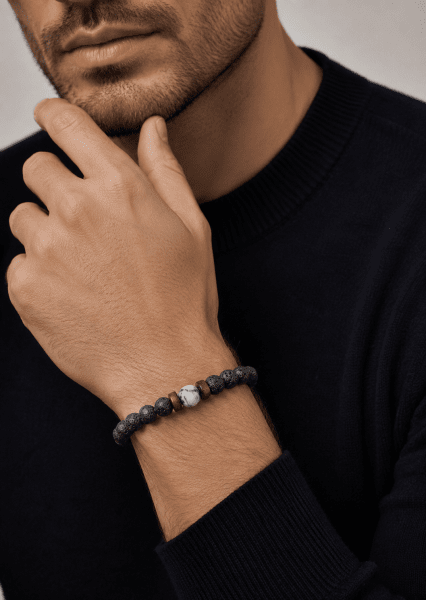 Bracelet perlé Eclipse Aura