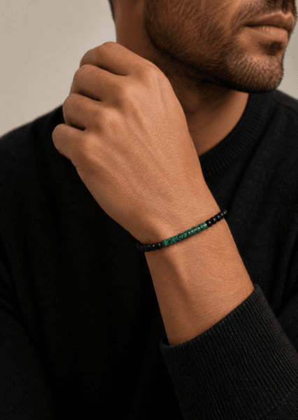 Bracelet perlé Emerald Rove
