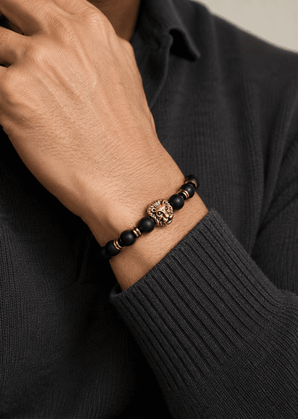 Bracelet perlé Majestic Aura