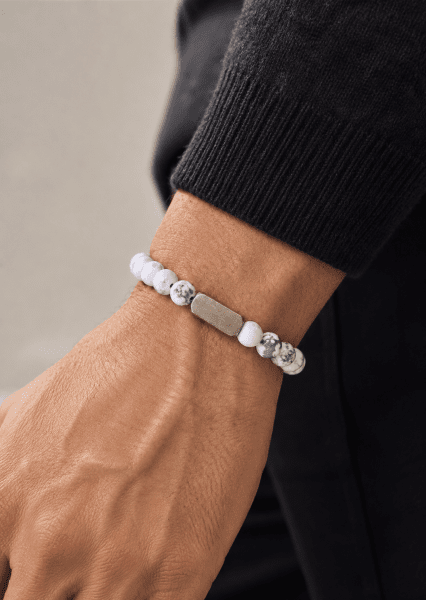 Bracelet perlé Marble Echo