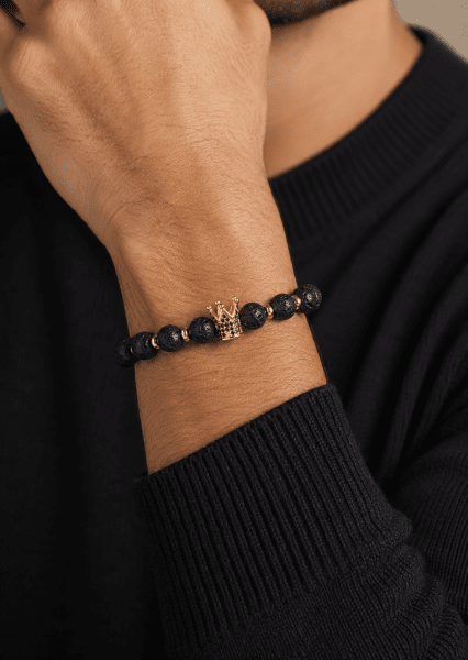 Bracelet perlé Noble Crown