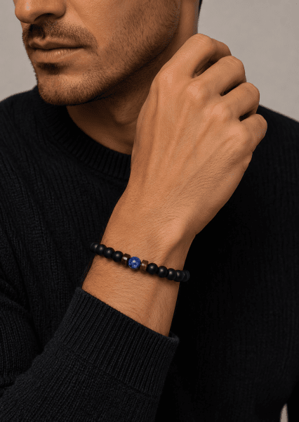Bracelet perlé Obsidian Legacy