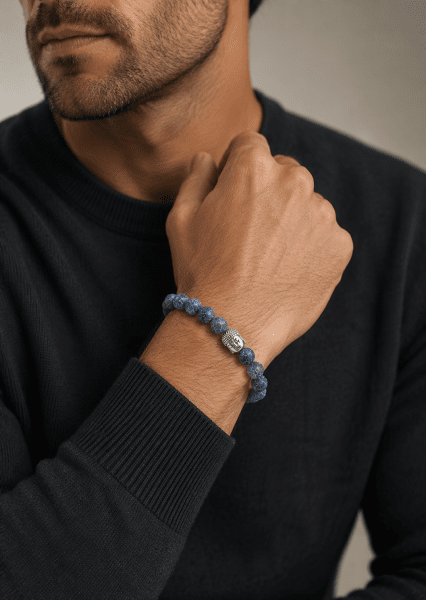 Bracelet perlé Obsidian Veil