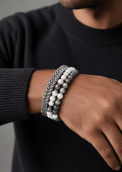 Bracelet perlé Titan Sphere