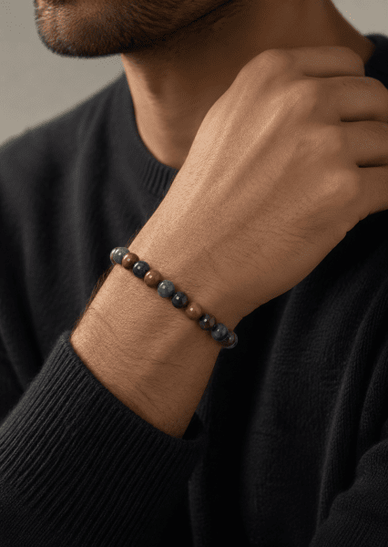 Bracelet perlé Verdant Aura